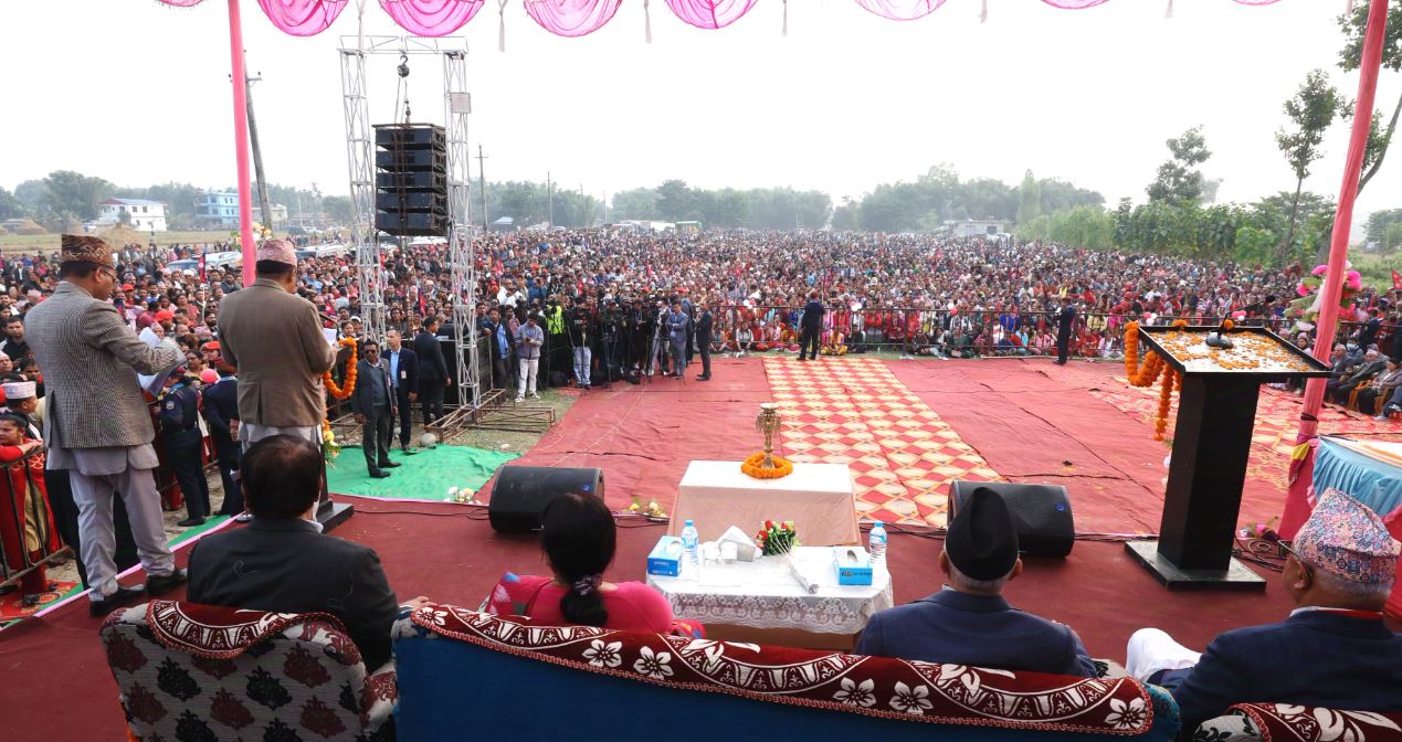 प्रधानमन्त्री ओलीले गरे दमक भ्यु टावरको उद्घाटन(तस्बिरहरू)