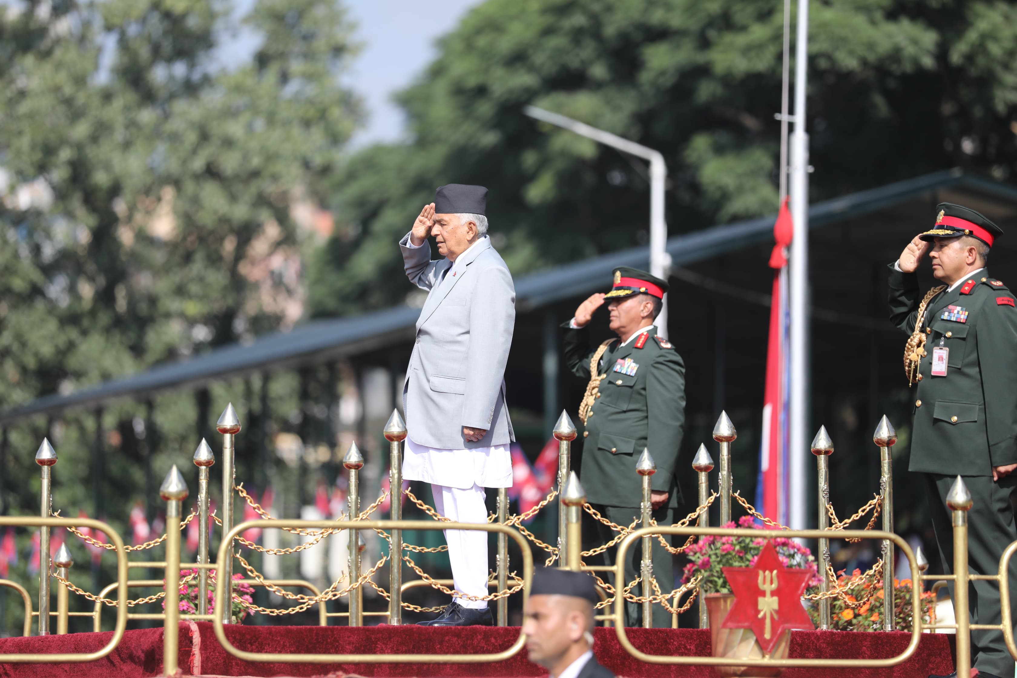 राष्ट्रपति पौडेल संविधान दिवसको कार्यक्रममा सहभागी