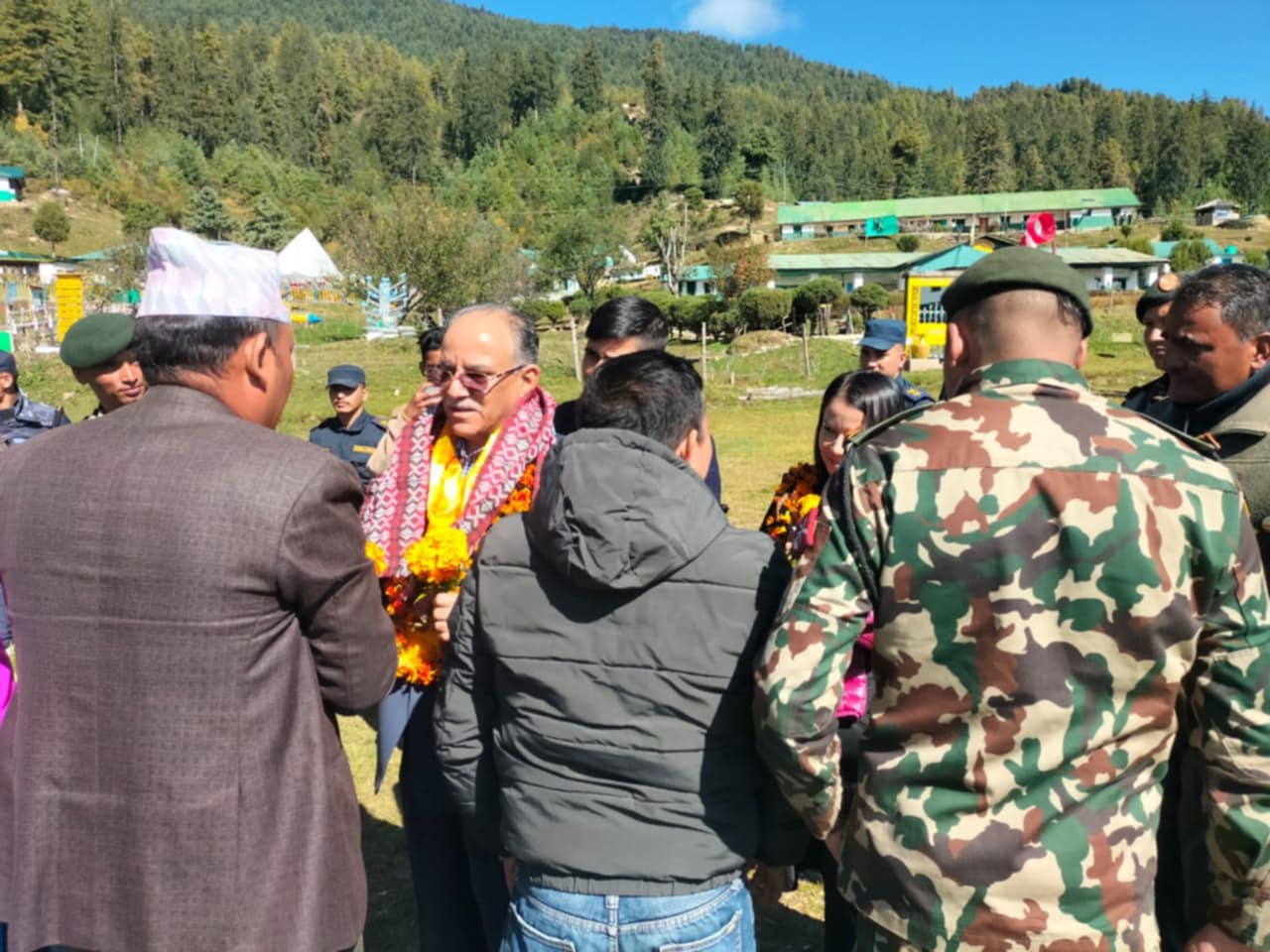 अध्यक्ष प्रचण्डले जुम्लाको जनसभालाई सम्बोधन गर्ने